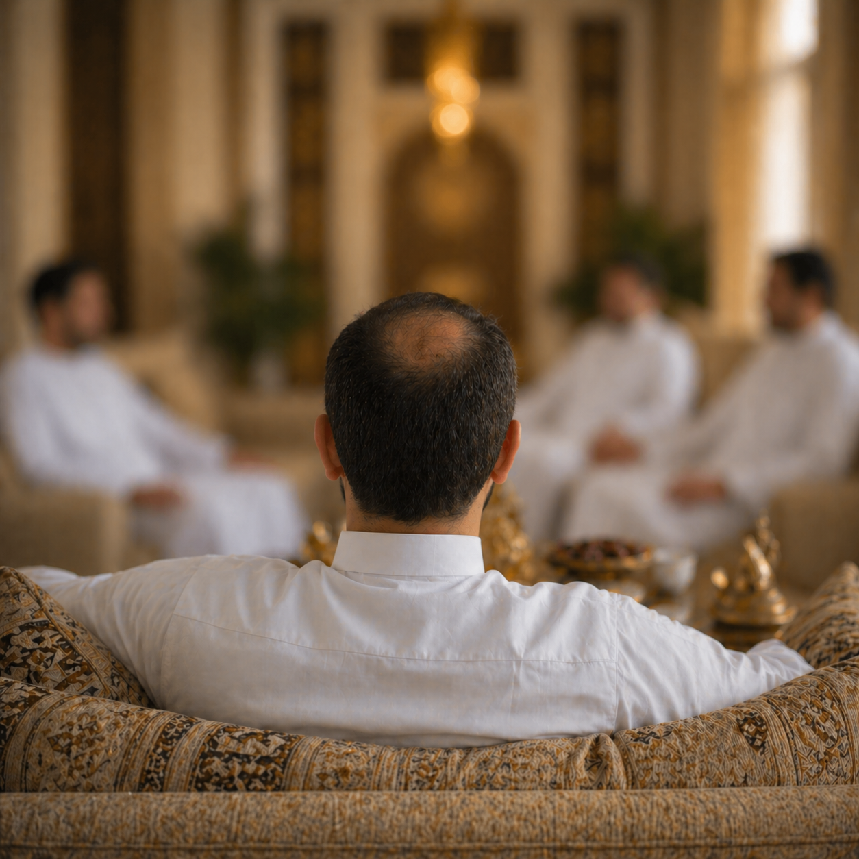 UAE licensed doctor consulting for hair loss treatment